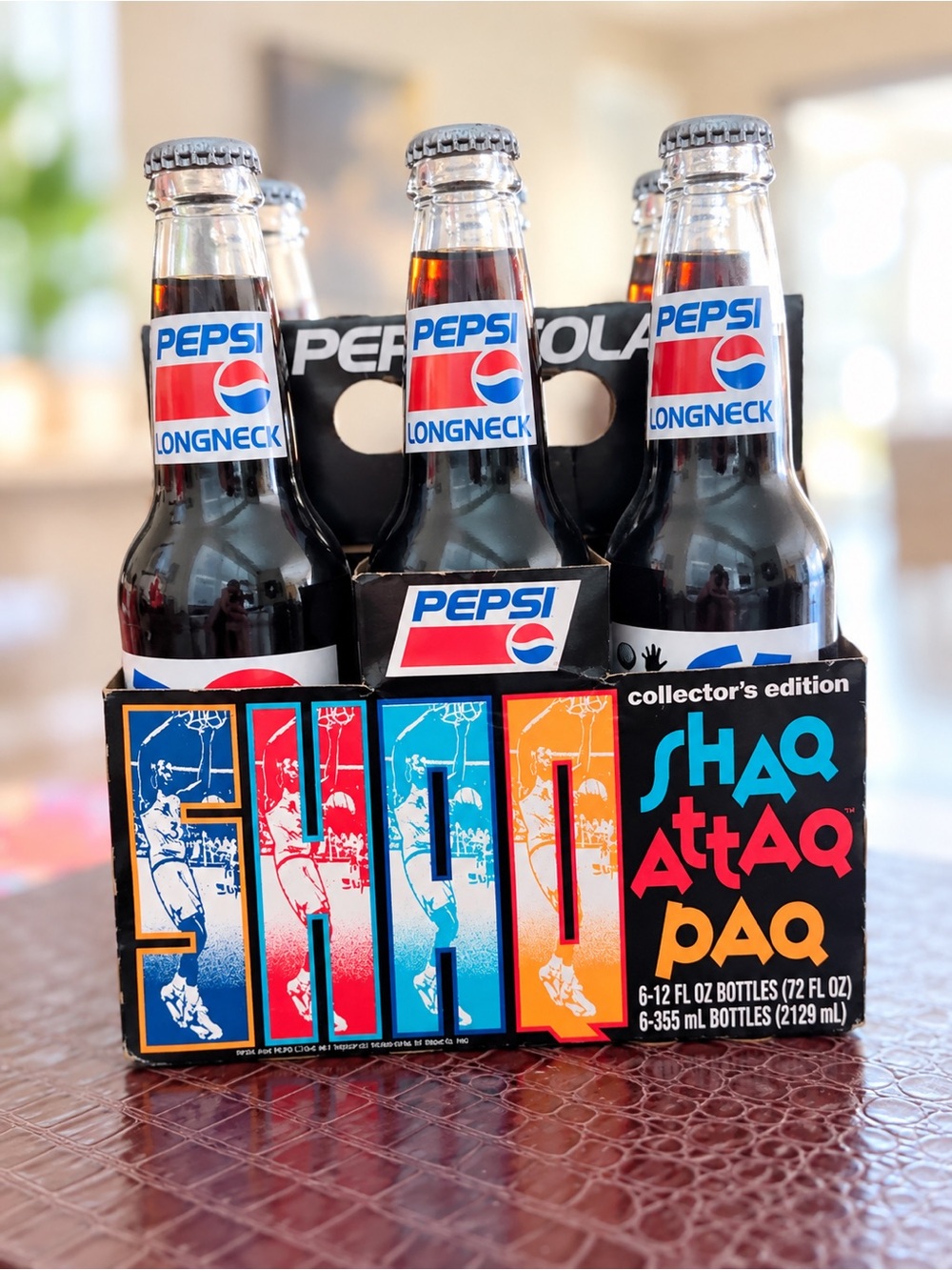 Vintage 1992–93 Pepsi Shaq Attaq PAQ Collector’s Edition 6-Bottle Set - Picture 2 of 6